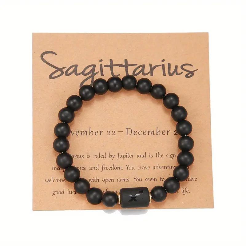 Bracelet zodiacal en perles de pierre naturelle