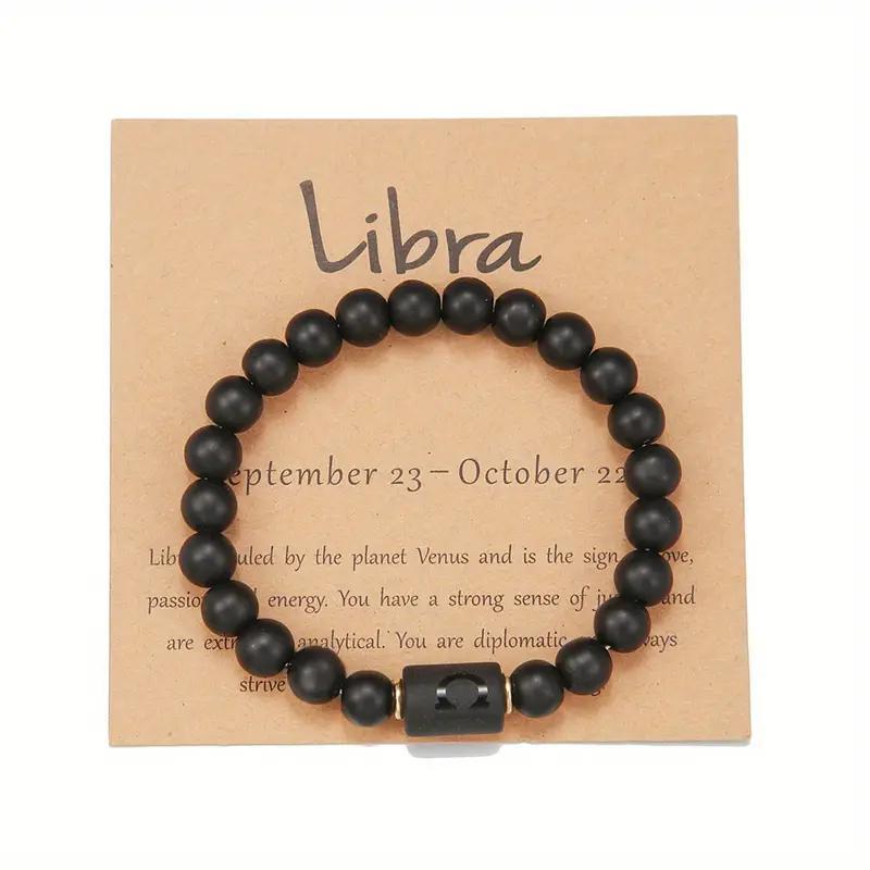 Bracelet zodiacal en perles de pierre naturelle