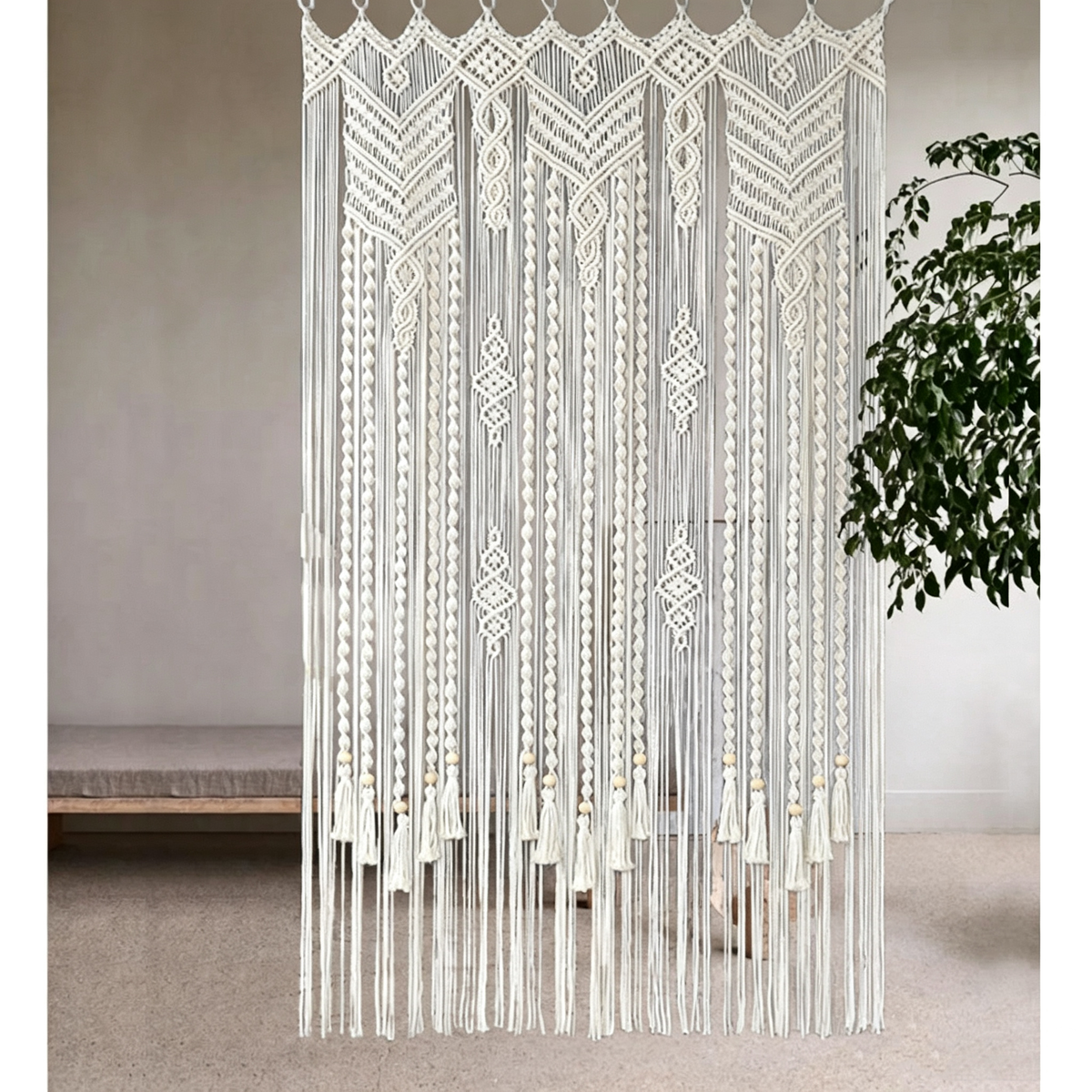 Tenture murale décorative en coton tissé | LSDJ