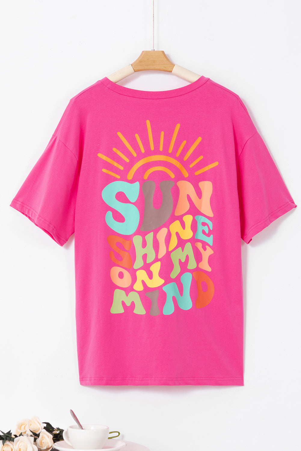 T-shirt ample « SUNSHINE ON MY MIND »