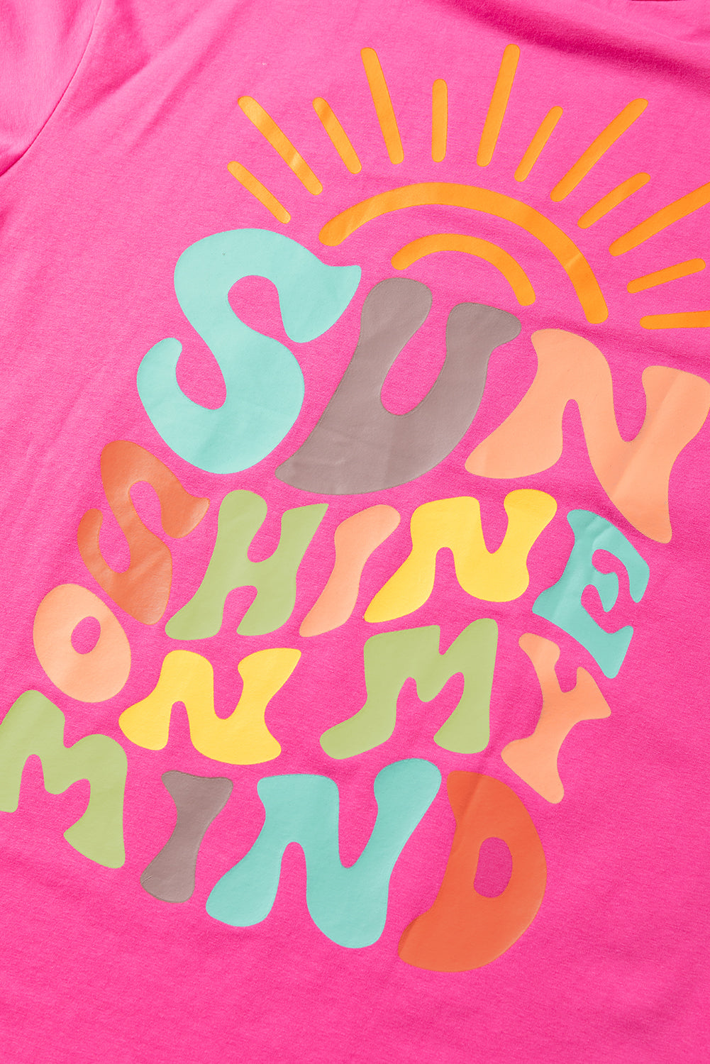 T-shirt ample « SUNSHINE ON MY MIND »