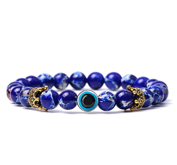 Bracelet en perles de pierre naturelle