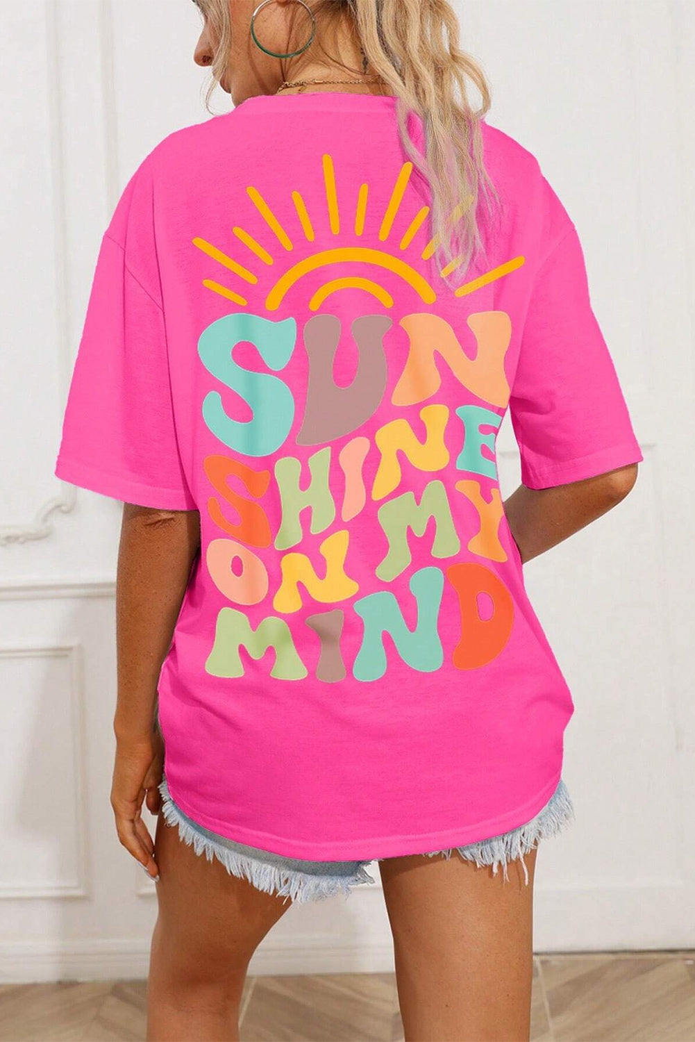 T-shirt ample « SUNSHINE ON MY MIND »