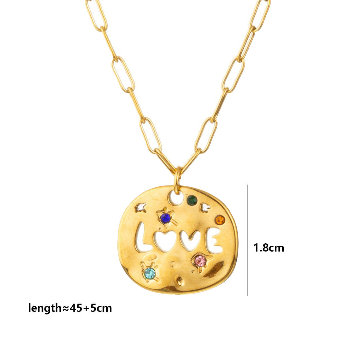 Collier rond à inscription Mama, Mom ou LOVE