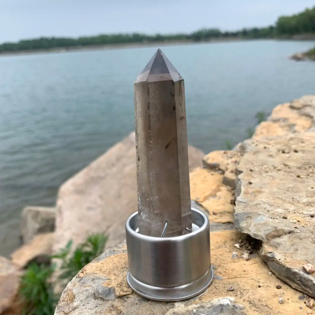 Insert en cristal naturel pour bouteille d’eau