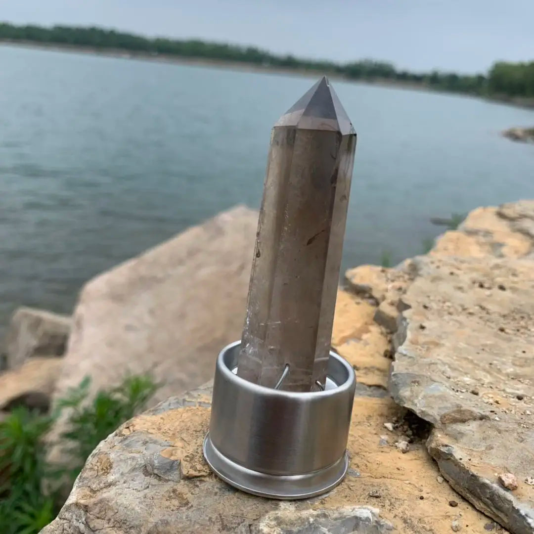 Insert en cristal naturel pour bouteille d’eau