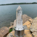 Insert en cristal naturel pour bouteille d’eau