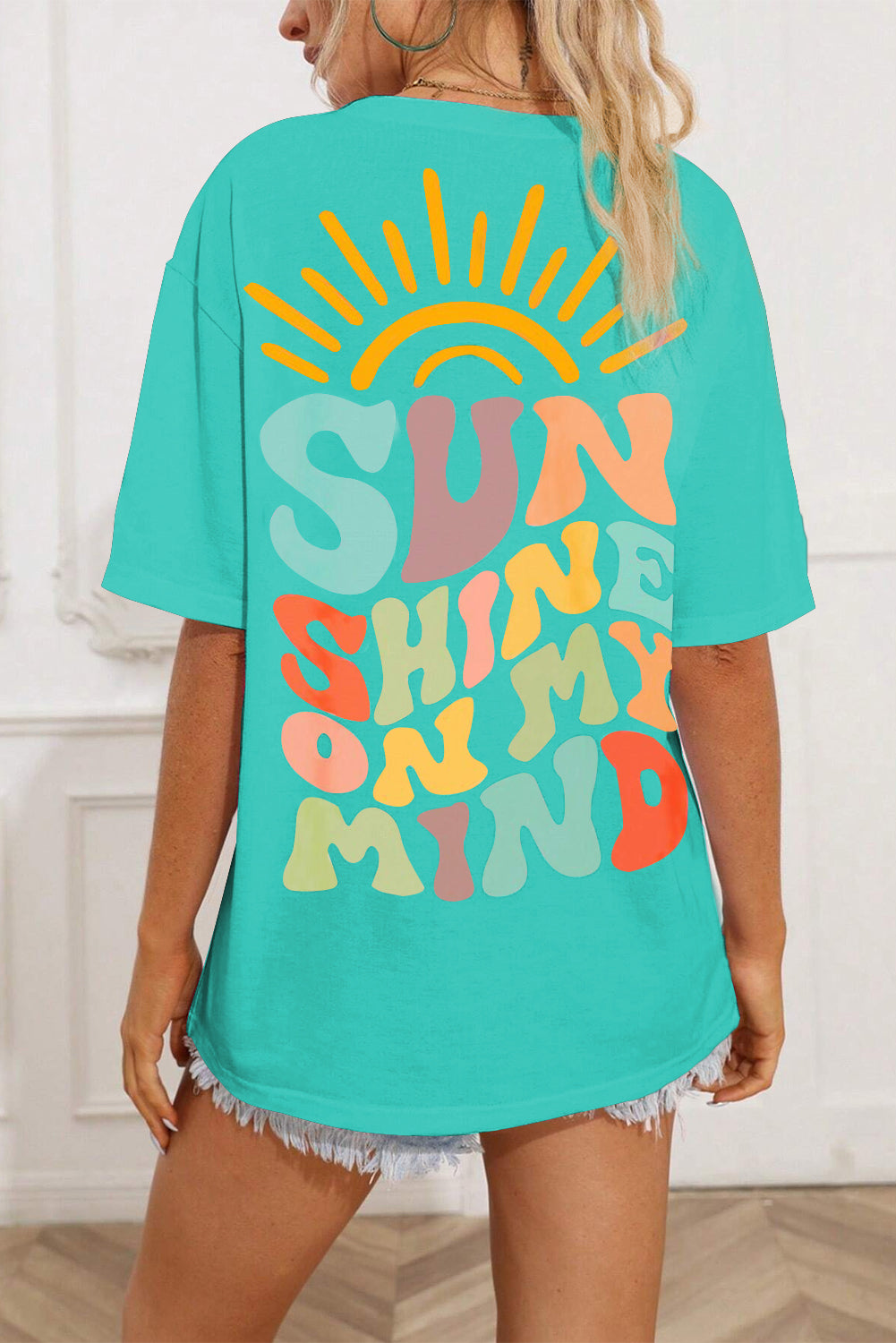 T-shirt ample « SUNSHINE ON MY MIND »